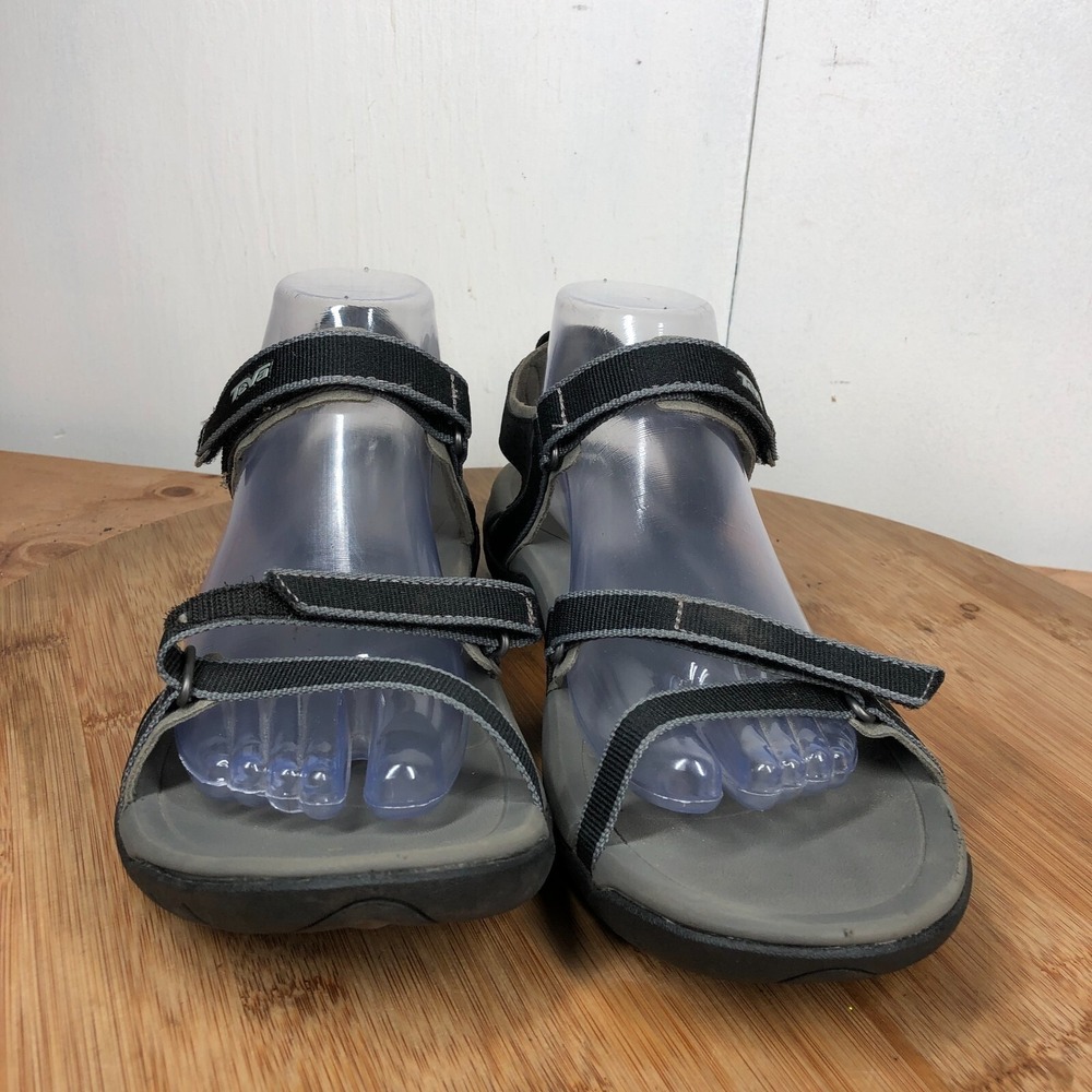 Teva Verra Womens 10 shoes black Light Strappy Sport Open Toe Beach Water sandal - Picture 3 of 13